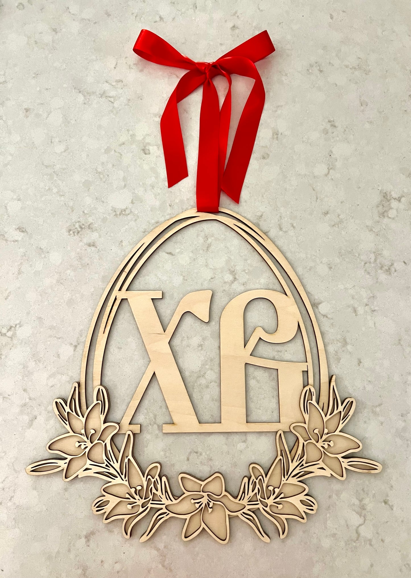 Easter Lilies XB Door Hanger | Pascha Decor