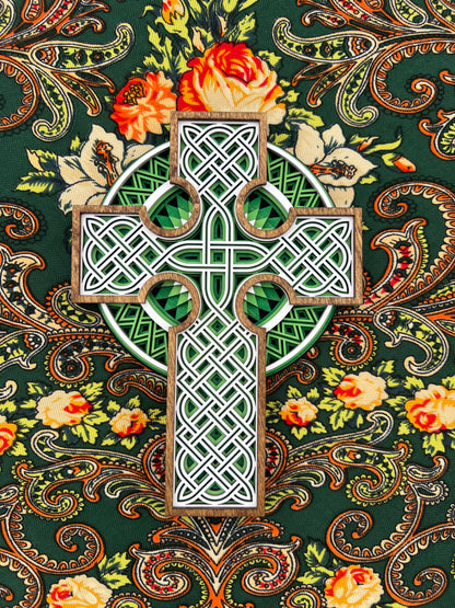 Celtic Style Five-Layer Cross